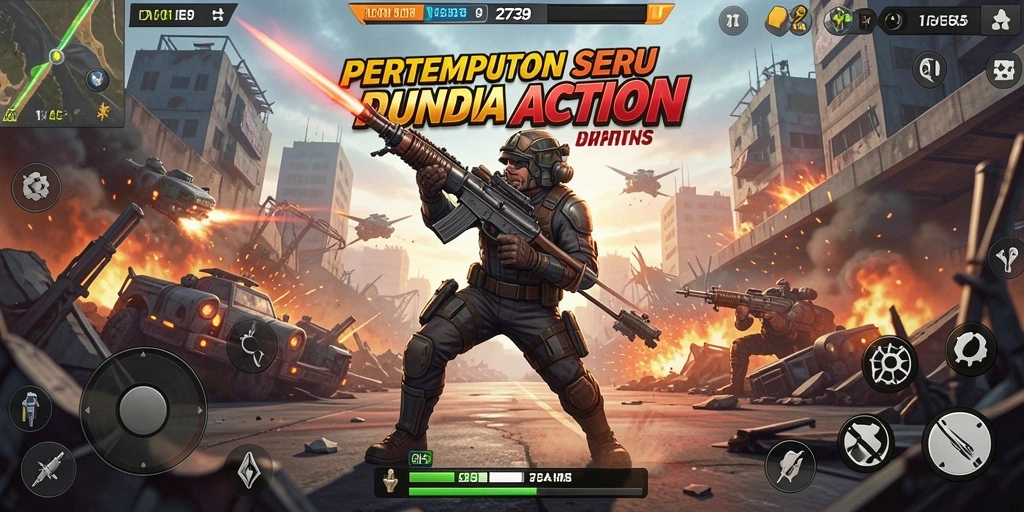 Tangkapan layar 2739 memperlihatkan aksi seru dalam gameplay.