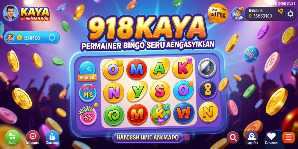 Screenshot gameplay Bingo 918KAYA yang menarik.