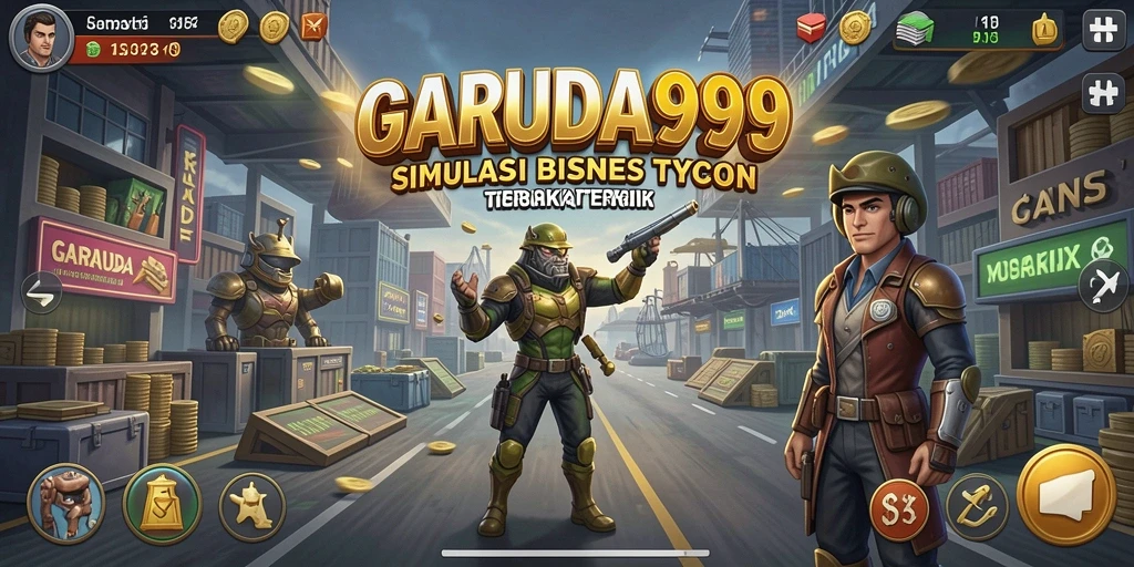 Tampilan gameplay GARUDA999 dalam suasana Tycoon yang menantang.