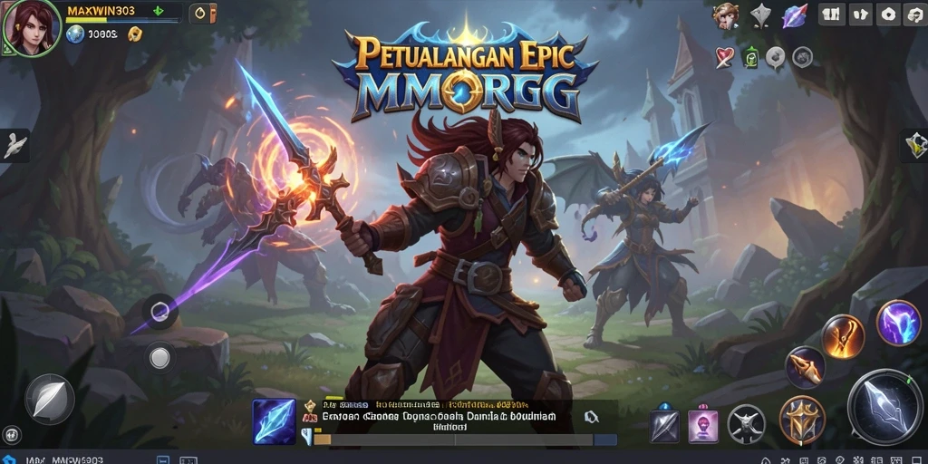 Tampilan gameplay seru dalam <strong>MAXWIN303</strong> yang menampilkan pertarungan strategis dan interaksi antar pemain.
