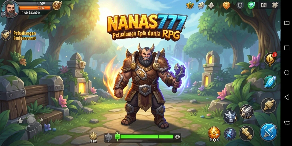 Tampilan gameplay NANAS777 yang menarik dan penuh aksi RPG.