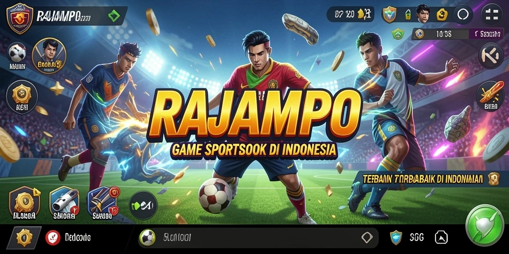 Tampilan gameplay seru dalam aplikasi Sportsbook RAJAMPO.